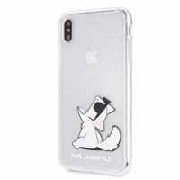 Karl Lagerfeld Choupette Fun iPhone Xs Max Ümbris - läbipaistev