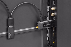 Mini DVB-T2 HEVC H.265 tuuner HDMI-pistikuga