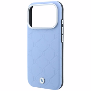 BMW ümbris mudelile IPHONE 18 Pro/17 Pro ühildub MagSafe'iga (Sign Deboss Quilted W/ Metal Logo) (värv: sinine)