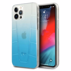 Mercedes Transparent Line чехол для iPhone 12 / iPhone 12 Pro - синий