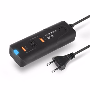 Esperanza EZC109 mobiilseadme laadija universaalne must AC kiire laadimine