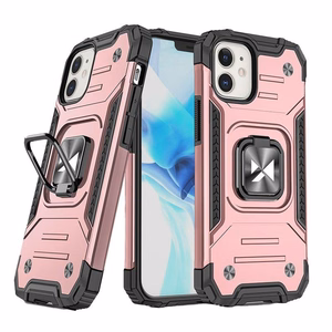 Wozinsky Ring Armor iPhone 14 Plus soomustatud ümbris magnetiline hoidja rõngas kuldne