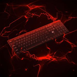 NanoRS juhtmevaba klaviatuur ja hiir ergonoomilise disainiga RS580