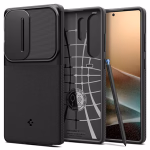 Spigen Optik Armor Ümbris jaoks Samsung Galaxy S25 Ultra - must