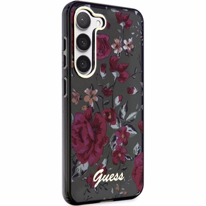 Guess GUHCS23MHCFWSA S23+ S916 зелёный/хаки жёсткий чехол Flower Collection