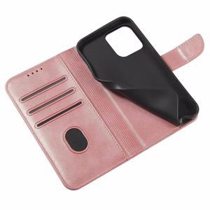 Magnet Чехол с откидной крышкой для Samsung Galaxy S25 - розовый