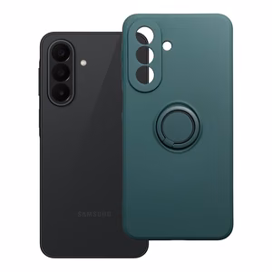 Силиконовый чехол с кольцом для Samsung A27 5G зелёный