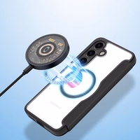 Dux Ducis Skin X Pro ümbris jaoks Samsung S24+ with magnetic ring and flap - must