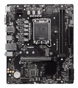 MSI PRO H610M-E emaplaat Intel H610 LGA 1700 micro ATX