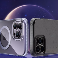 Kingxbar PQY Ice Crystal seeria magnetiline ümbris iPhone 14 MagSafe hõbedane