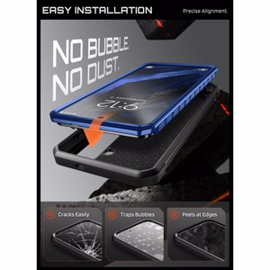 Supcase Unicorn Beetle Pro Mag MagSafe 2-komplektne ümbris Samsung Galaxy S26-le - mereväe sinine ja must