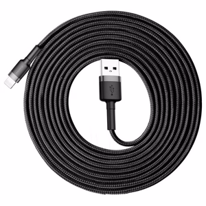 Baseus Cafule USB – Lightning kaabel 2A, 3 m, must/hall