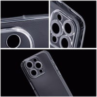 Ümbris jaoks iPhone 15 Plus Clear Ümbris 1,5 mm Grid läbipaistev