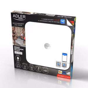 ADLER AD 8187 bathroom scales, white
