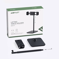 Acefast telescopic phone and tablet hoidja (135-230mm wide) jaoks the desk 360 ° must (E4 must)