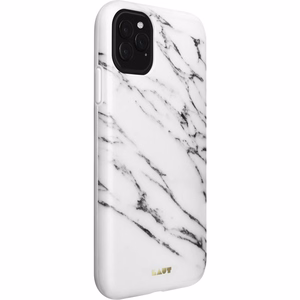 Laut Huex Elements ümbris seadmele iPhone 11 Pro Max, valge marmori mustriga
