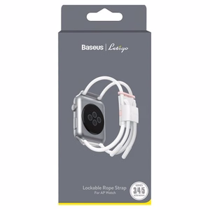 Rihm Baseus Lets go Apple Watch Series 42 / 44mm valge/roosa