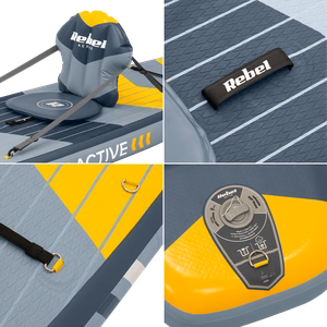 REBEL ACTIVE PRO Touring SUP-laua komplekt, 381 x 81 x 15 cm