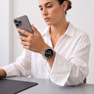 Tech-Protect Nylon Clasp rihm mudelile Samsung Galaxy Watch 40/44/46 mm – beež