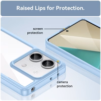 Outer Space Ümbris with gel frame jaoks Xiaomi Redmi Note 13 Pro - sinine