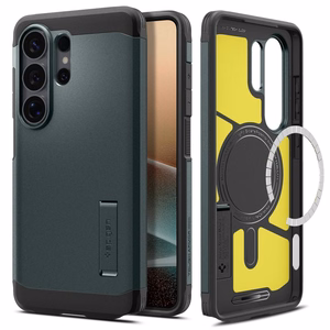 Spigen Tough Armor Mag MagSafe ümbris Samsung Galaxy S26 Ultra - roheline