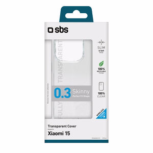 SBS Skinny Чехол для Xiaomi 15 - прозрачный