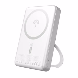 Dudao K28 10000mAh PD 22.5W MagSafe Powerbank metallist korpuse ja rõngaga - hõbedane