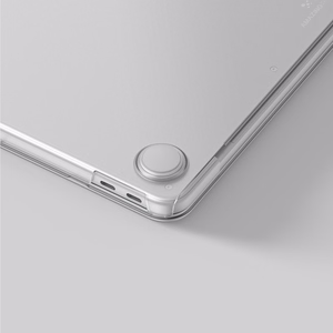 AmazingThing Titan kõva ümbris MacBook Neo 13" jaoks - läbipaistev