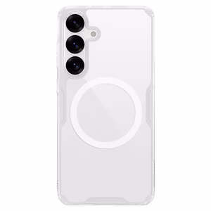 Магнитный чехол Nillkin Nature TPU Pro с MagSafe для Samsung S25 - белый