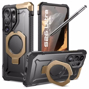 Supcase UB Grip Mag MagSafe ümbris Samsung Galaxy S26 Ultra jaoks - must ja pruun