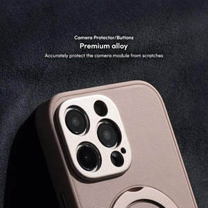 Moshi Kameleon MagSafe ümbris seadmele iPhone 16 Pro Max, tugijala funktsiooniga, Shell Pink värvitoonis