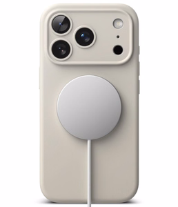 Ringke MagSafe silikoonist ümbris seadmele iPhone 18 Pro – beež