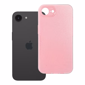 Ümbris jaoks iPhone 16e (SE 4 2025) Clear Ümbris 2 mm Blink roosa