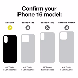Incase Slim Case MagSafe'i toega ümbris iPhone 16-le, must ja poolläbipaistev