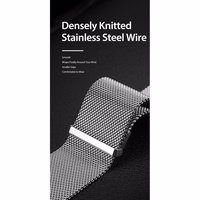 DUX DUCIS strap MILANESE stailess terasehall magnetic jaoks Apple Watch 38 / 40 / 41 mm hall