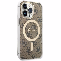 Guess GUHMP13LH4STW iPhone 13 Pro / 13 6.1" brown/brown hardcase 4G MagSafe