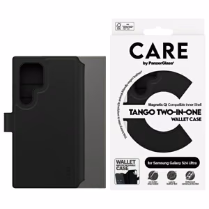 CARE by PanzerGlass Feature Tango 2in1 Wallet Ümbris jaoks Samsung Galaxy S24 Ultra - Must
