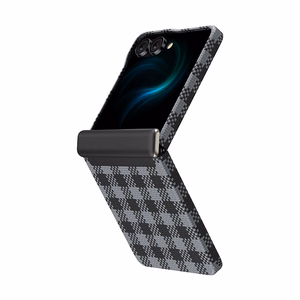 Benks Magnetic Armor Vichy Spin Kevlar Ümbris 1000D (BK48) jaoks Samsung Galaxy Z Flip 7 must