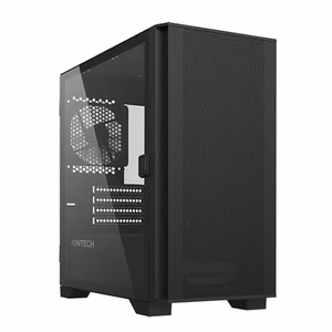 Montech Air 100 Lite AIR100LITE(B) must Midi Tower korpus, MicroATX / Mini-ITX, ilma toiteplokita