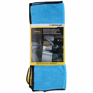 Dunlop mikrokiudlapid autole, 35 × 40 cm, 10 tk