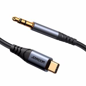 Joyroom Audio Transfer Series SY-A07 Mini Jack 3.5mm/USB-C Kaabel 1.2m - must