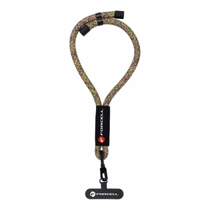 FORCELL F-DESIGN R10X40 wrist phone lanyard with adjustable length (max 20cm in the loop) roheline roosa purple