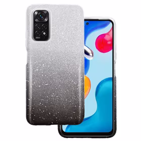 Back Ümbris BLING jaoks Xiaomi Redmi Note 11 5G/Note 11S 5G/Poco M4 Pro 5G Must