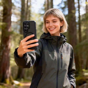 Tech-Protect MagRack MagSafe Ümbris for Samsung Galaxy S26 Ultra - Matt must