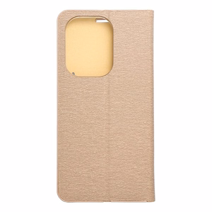 LUNA Book kuldne jaoks XIAOMI Redmi Note 13 PRO 4G / POCO M6 Pro 4G kuldne
