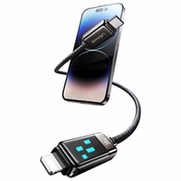 USAMS Kaabel USB-C - Lightning 30W 1.2m Zinc Alloy Fast Charging Data Cable Meteor Series SJ743USB02 (US-SJ743)