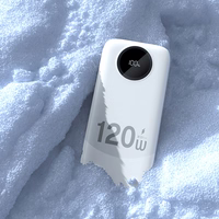 Dudao K13 10000mAh Powerbank sisseehitatud kaabliga - valge