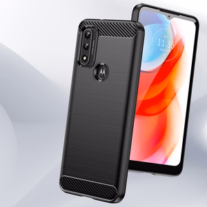 Carbon Case Flexible Cover Sleeve Motorola Moto G Play 2022 must