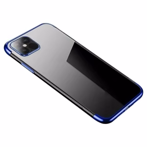 Selge värviline ümbris Gel TPU kate metallist raamiga Xiaomi Redmi Note 11S / Note 11 sinine
