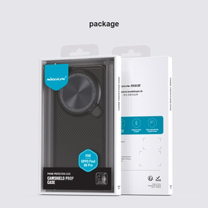 Nillkin CamShield Prop Camera Protective Ümbris jaoks Oppo Find X6 Pro must